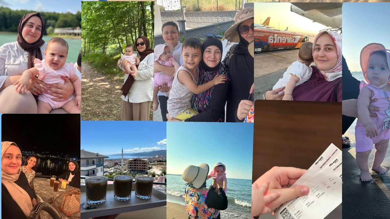 SİNOP VLOG 🌻TATİL 🍉DENİZ🌊KUM 🏖️GÜNEŞ 🌞 GECE BASKINI 🙊 YAYLA GÜNÜ 🌲 KUZU ÇEVİRME 🐑