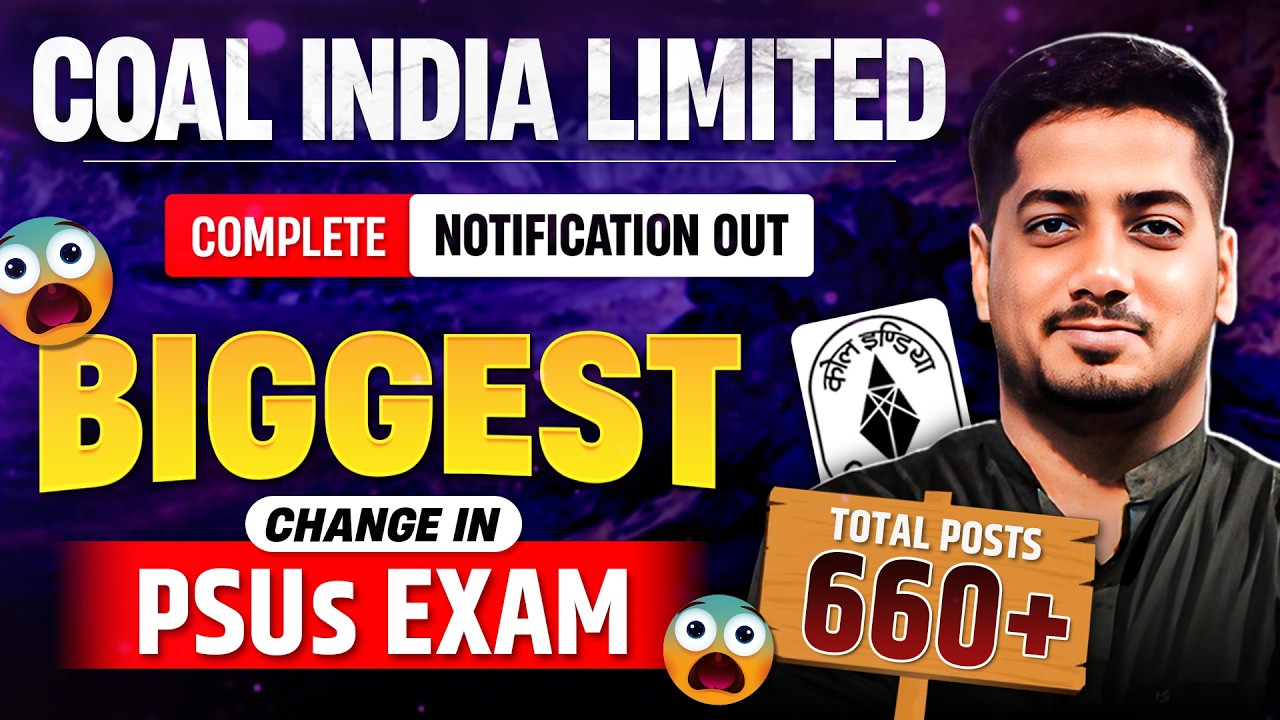 CIL MT 2026 Notification Out | Posts - 660 | CIL MT Cutoff, Syllabus, Exam Pattern Full Details