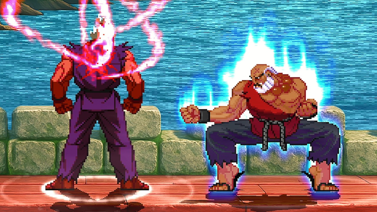Shin Akuma Vs. Hyperzen Gouken - Brotherly Reunion