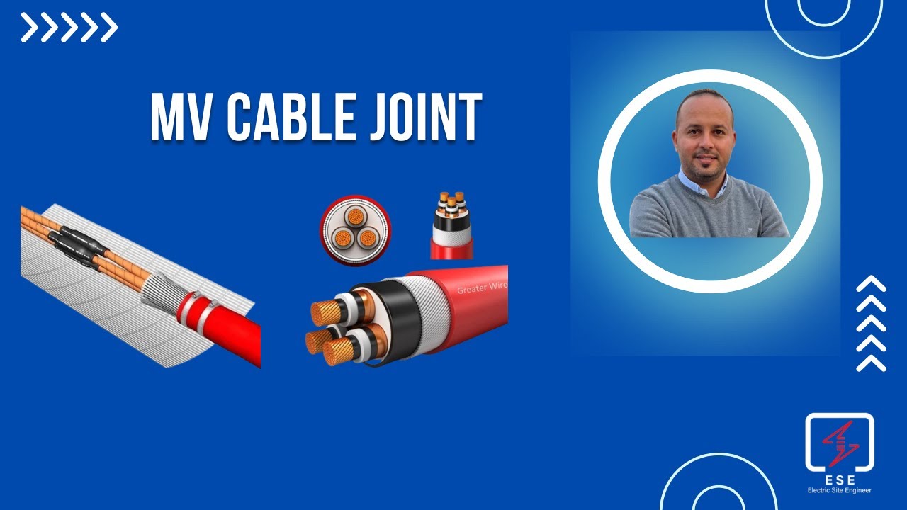 Medium voltage cable joint installation  تركيب وصلة كابل مسلح جهد متوسط