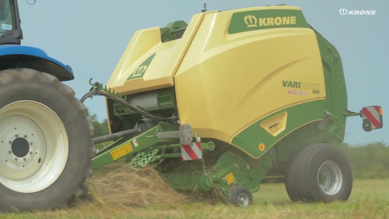 Ils ont choisi de presser en KRONE VariPack ! 👩‍🌾👨‍🌾🤝