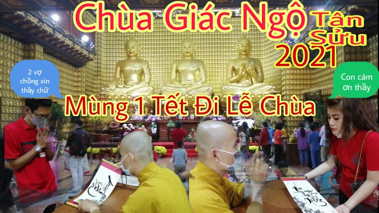 #ChuaGiacNgo# Tết T&acirc;n Sửu 2021|Tết Nguy&ecirc;n Đ&aacute;ng|Đi ch&ugrave;a Gi&aacute;c Ngộ M&ugrave;ng 1 Tết|Gia Đ&igrave;nh vlog MN