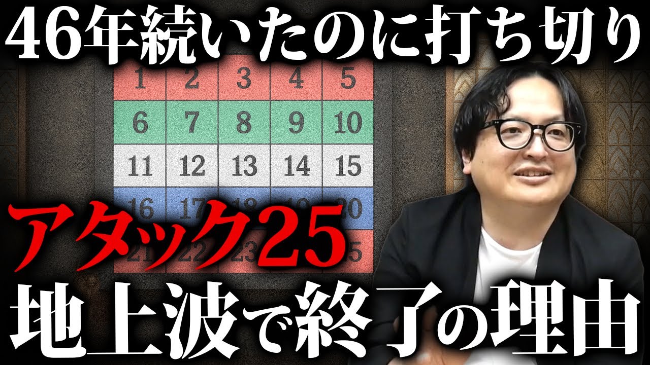 テレビから視聴者が消えた理由。ウルトラクイズもアタック25も終了した衝撃の理由とは？元テレビ局員が徹底解説【オールドメディア テレビ】
