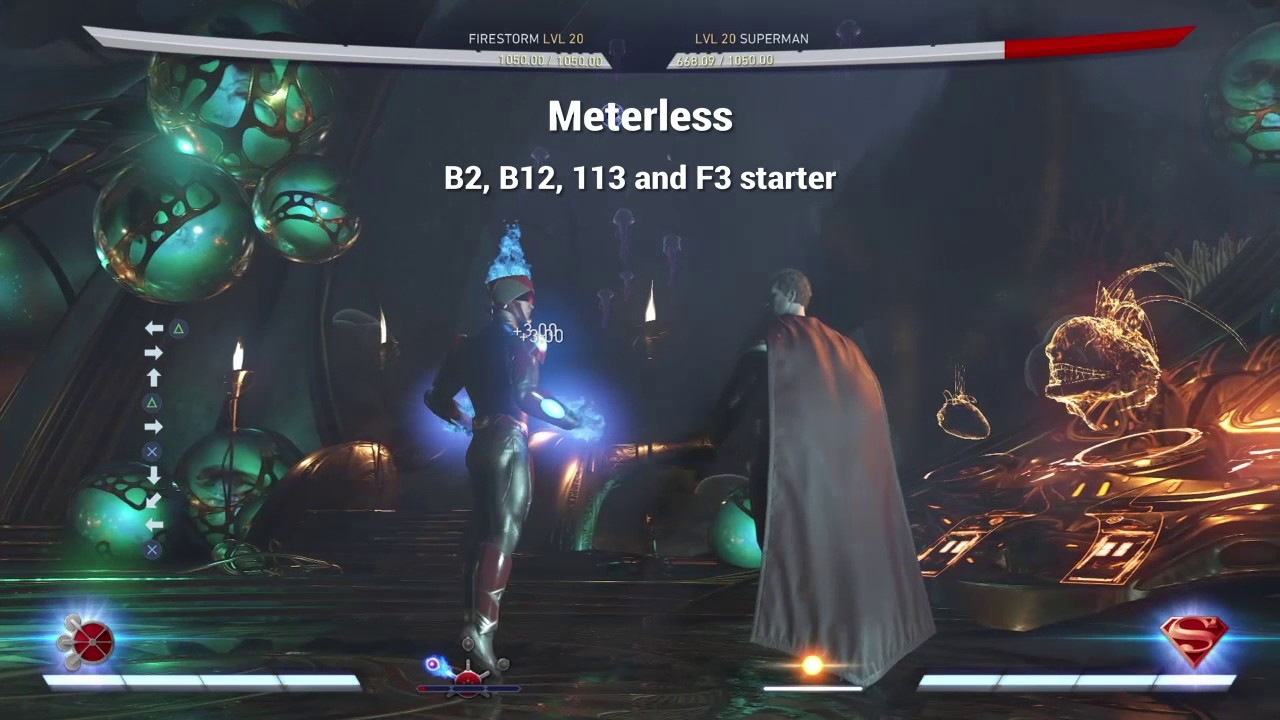 Injustice 2 - Optimal Lvl 3 trait corner combos as Firestorm concept