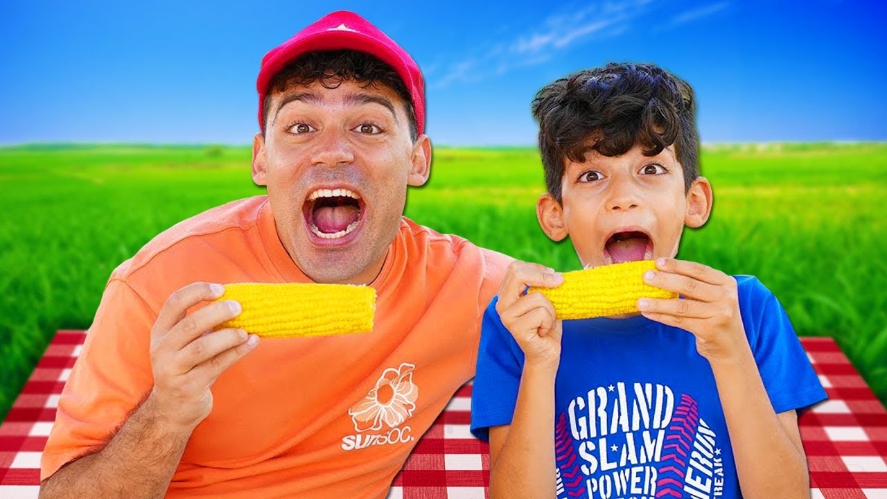 Jason and Alex have a fun picnic adventure
