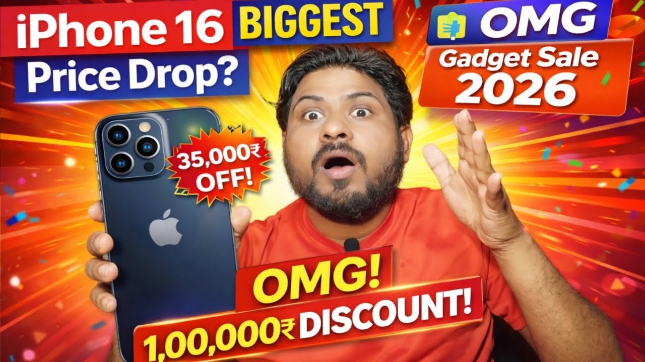 iPhone 16 biggest Price drop? in flipkart OMG Gadget Sale 2026