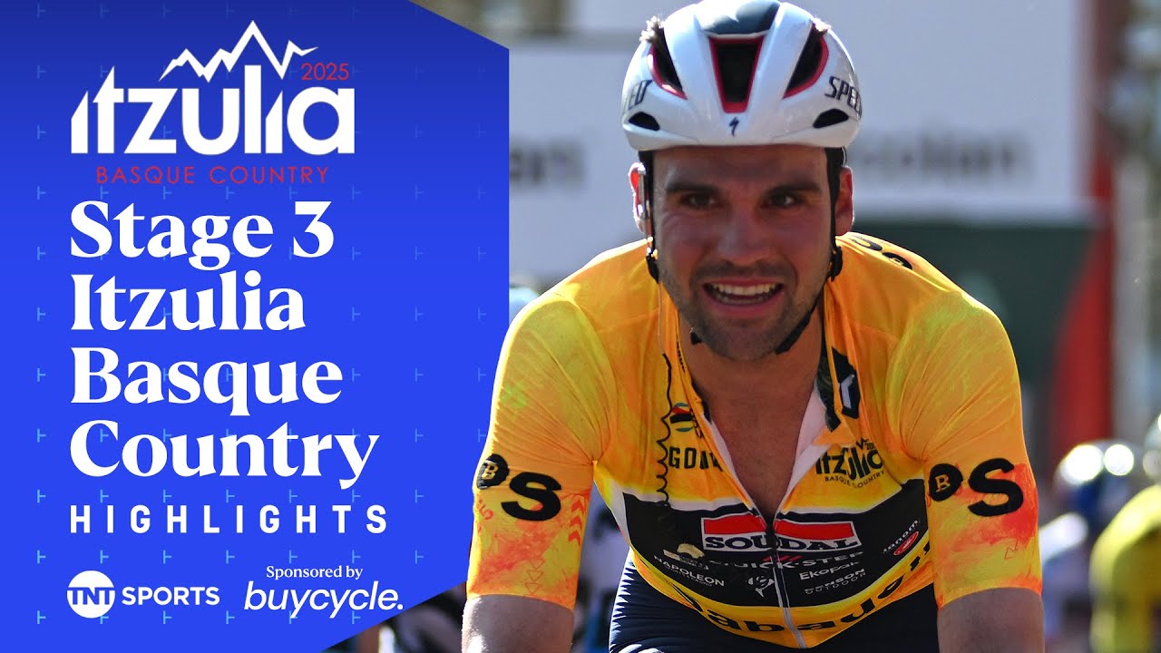 DQ VICTORY! 🤯 | Men's Stage 3 2025 Itzulia Basque Country Race Highlights | TNT Sports Cycling