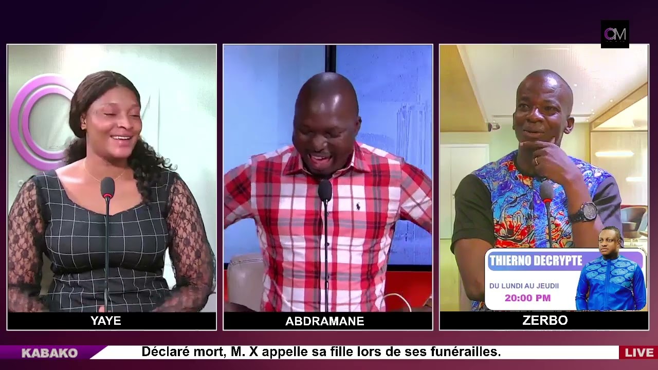 OM LIVE : #kabako / ⁠Déclaré mort, M. X appelle sa fille lors de ses funé*railles.