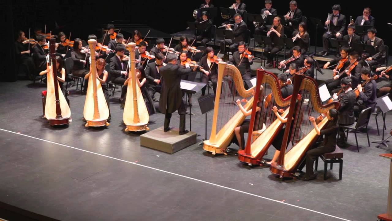 Harp Sinfonia performs Handel Passacaille