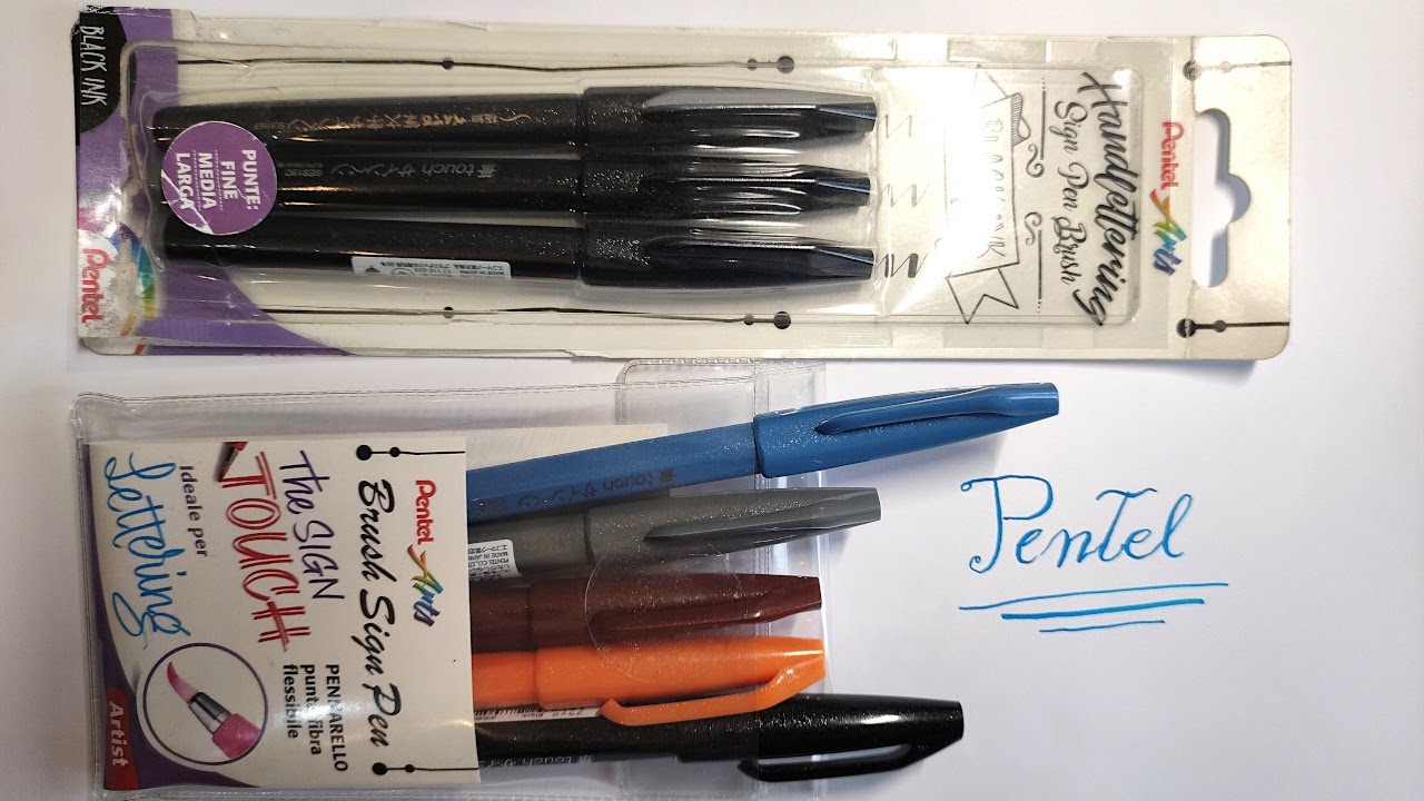 Pentel Brush Sign Pen per lettering e calligrafia