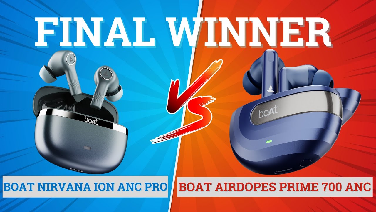 boAt Nirvana Ion ANC Pro против boAt Airdopes Prime 700 ANC 🔥 Лучшие для музыки, баса и игр