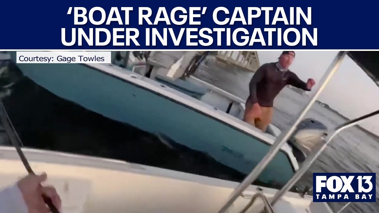 Boat rage video charter captain under investigation after viral video