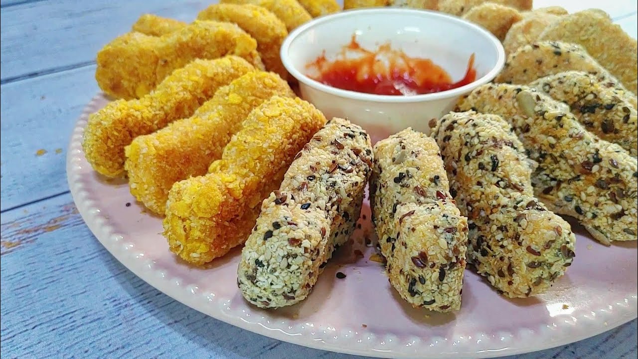 (Субтитры) 3 разных теста | Хрустящие куриные наггетсы | Запеченные, домашние и полезные