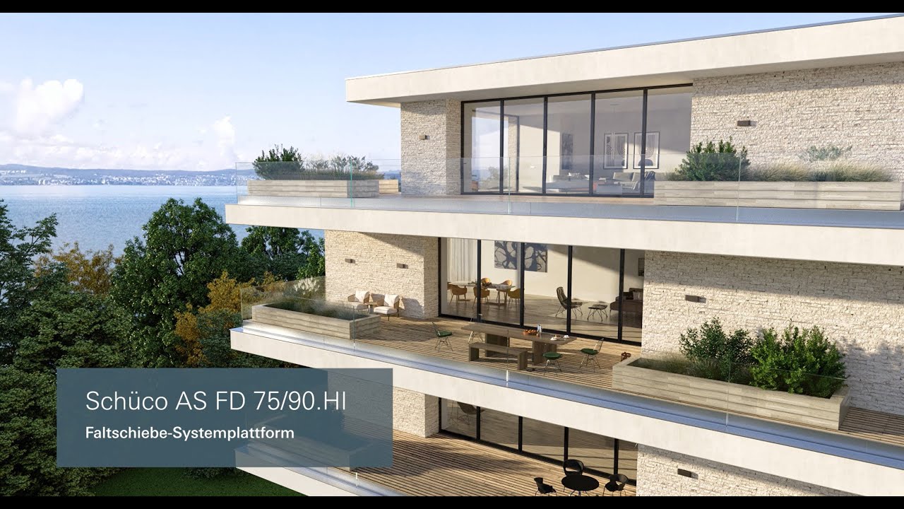 Falt Design Schiebesystem AS FD 75/90.HI | Schüco