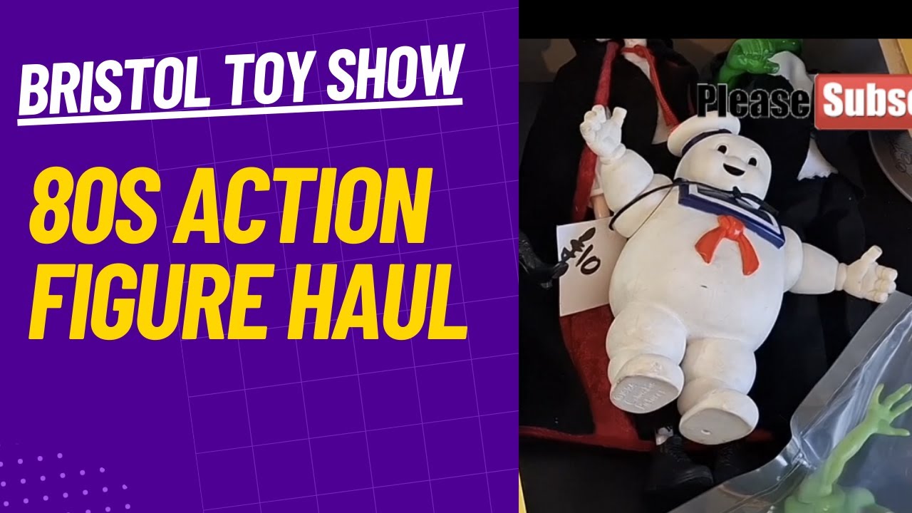 Bristol Toy Show Vintage Haul  BAWA Club Felix Fairs - Ghostbusters WWF Hasbro Action figures Batman