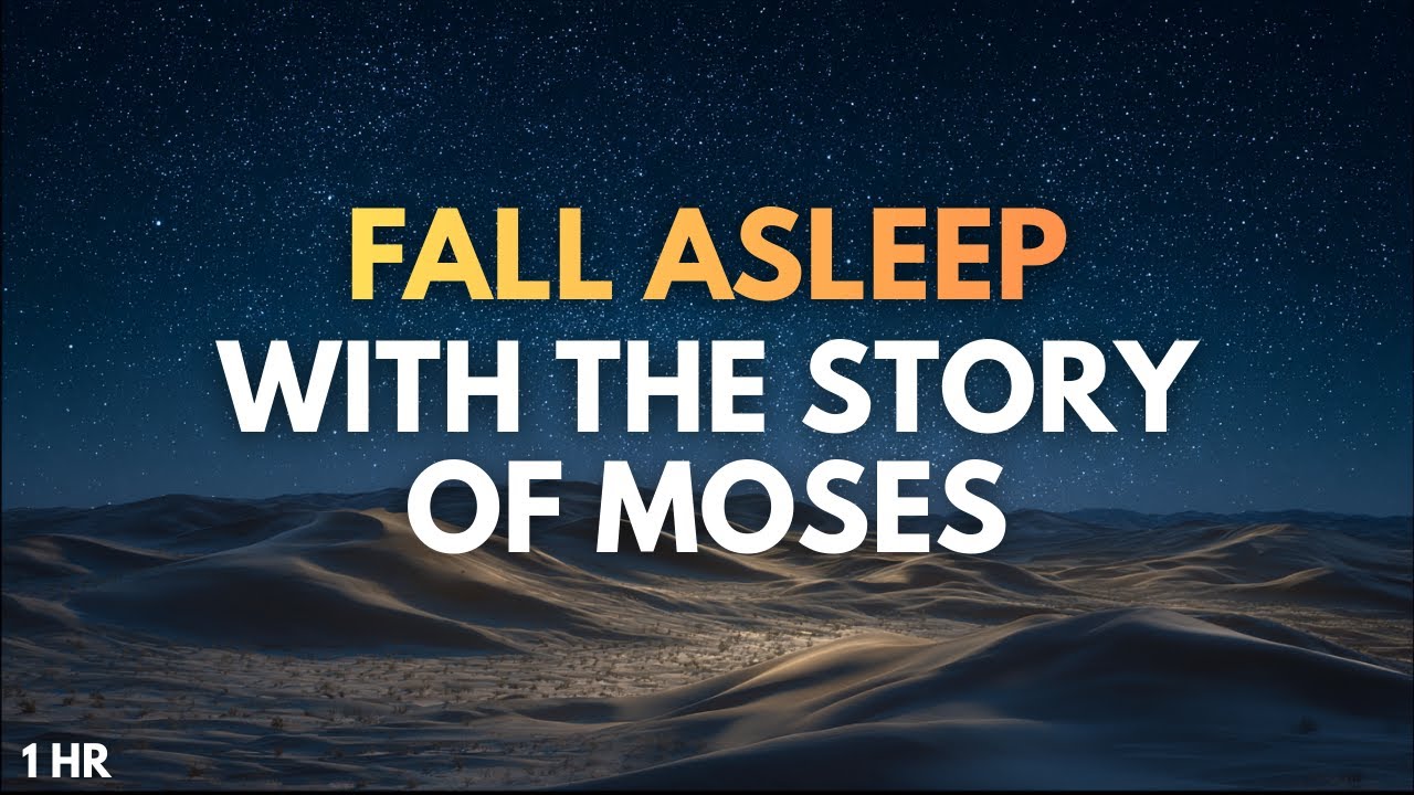 Bible Scripture to Fall Asleep 🌙 About The Story of Moses | Help Stress Relief
