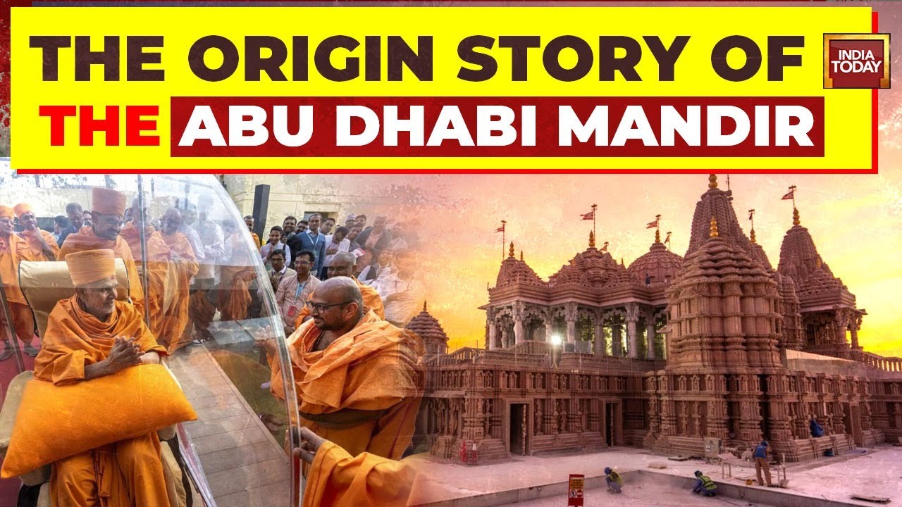 BAPS Abu Dhabi Mandir: Swami Maharaj Blessed Land For Abu Dhabi Temple Construction In 1997