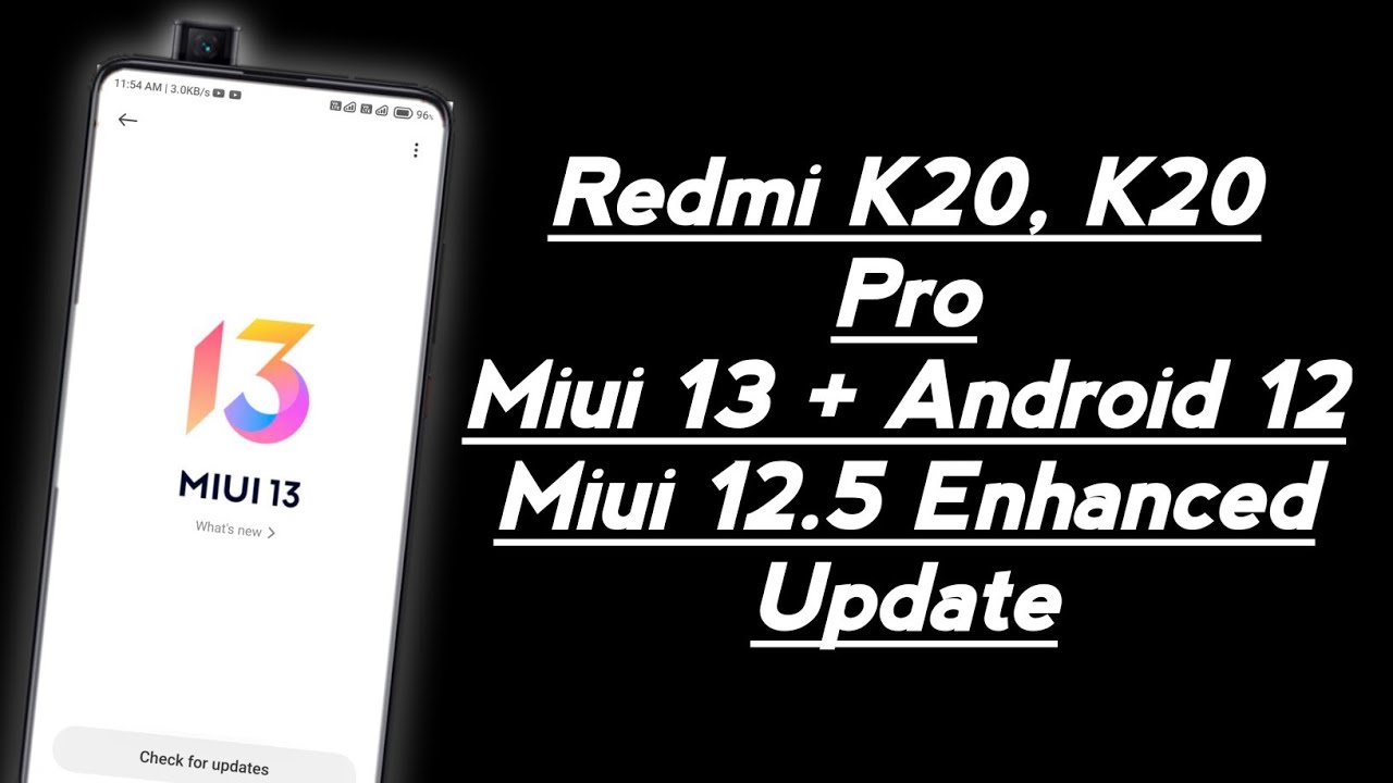 Redmi K20 Pro, K20 Miui 13 Update | Redmi K20 Pro Miui 12.5 Enhanced Update, Android 12, Miui 13