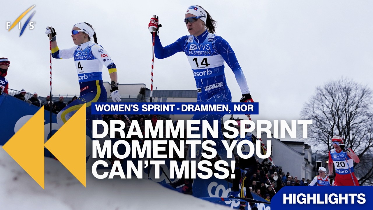 Drammen Sprint Moments You Can’t Miss! | Highlights | FIS Cross Country