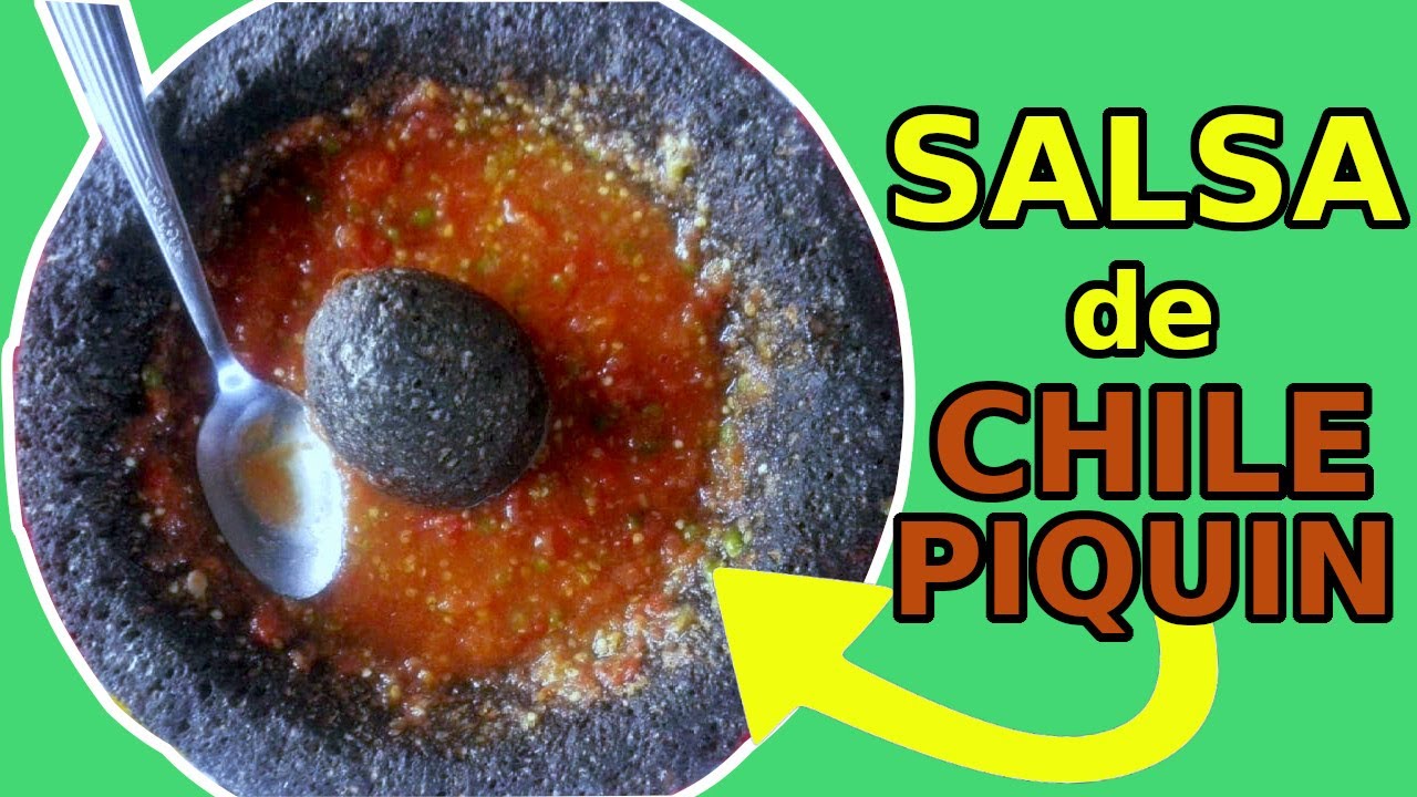 Como Hacer SALSA de CHILE PIQUIN