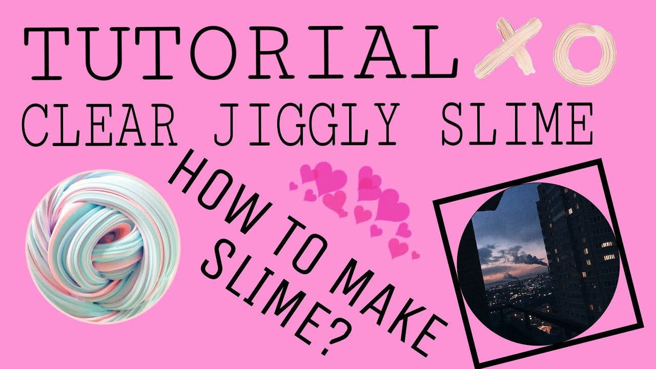 КАК СДЕЛАТЬ СЛАЙМ?|HOW TO MAKE CLEAR JIGGLY SLIME?|AMINA OCEAN