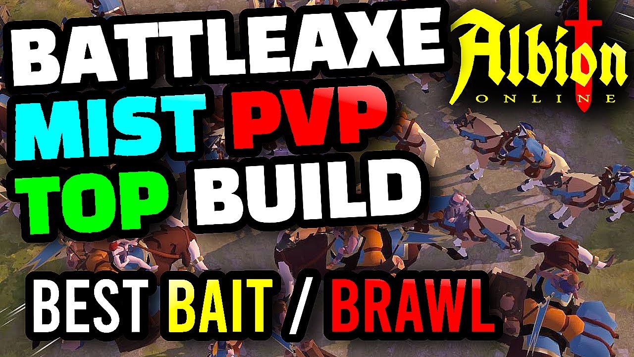 MeanShock Battleaxe PvP Build - Albion Online