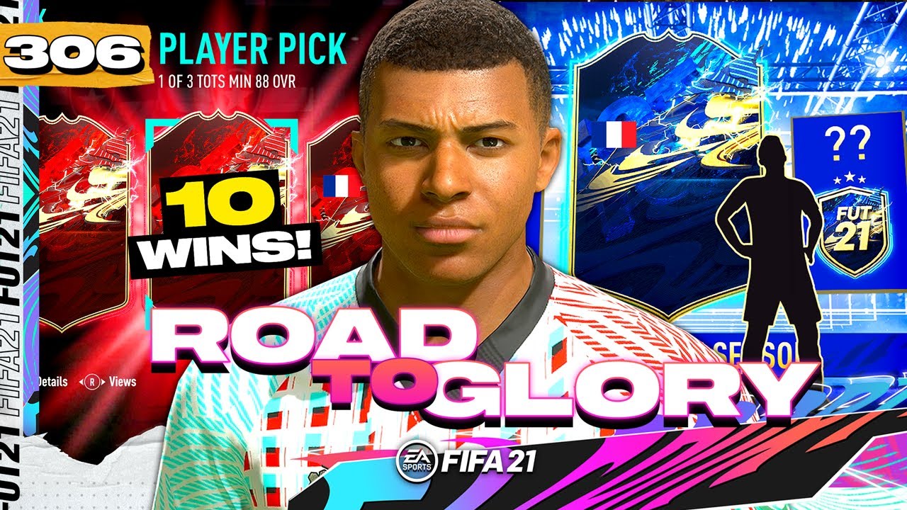 FIFA 21 ROAD TO GLORY #306 - 10 ВЫИГРЫШНЫХ КРАСНЫХ ИГРОКОВ TOTS!!!