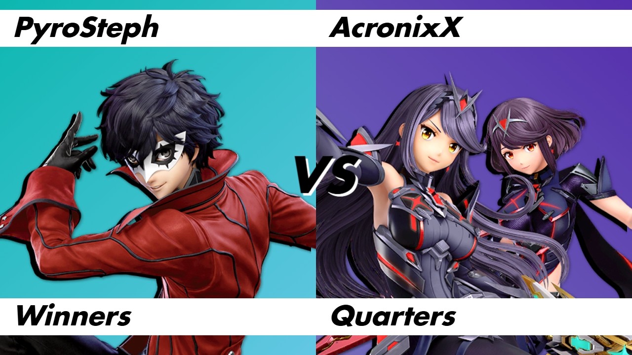 Weber State Smash 3/10 | PyroSteph (Joker) vs. AcronixX (Pyra/Mythra) | Winners Quarters