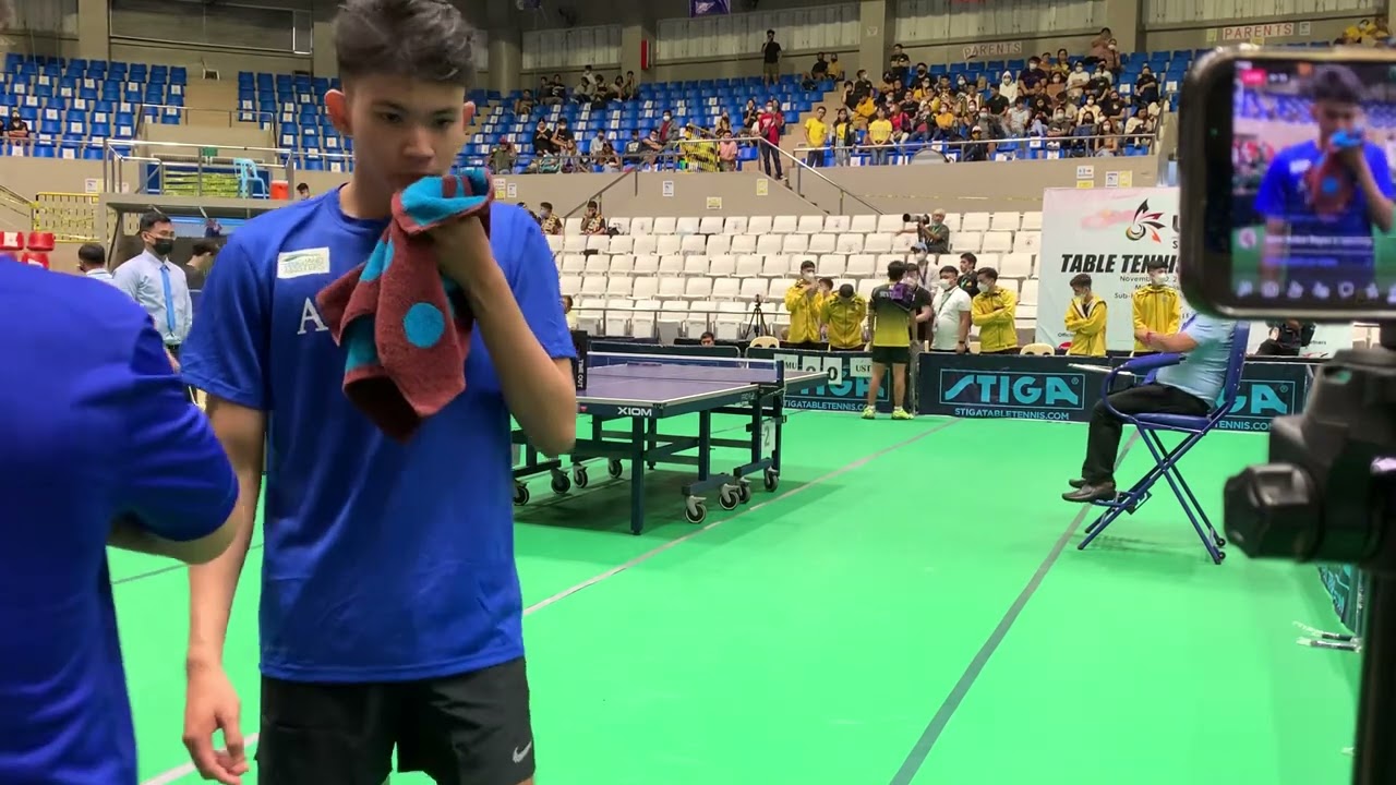 M. Cabrido Vs Alvin Sevilla: 5th set p2: UAAP s85 table tennis finals