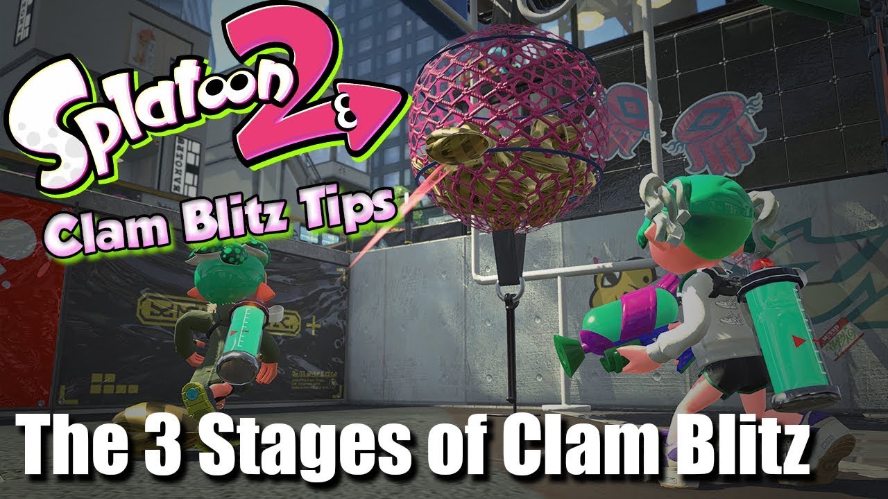 Splatoon 2 - The 3 Stages of Clam Blitz, Top 3 Weapons & Specials