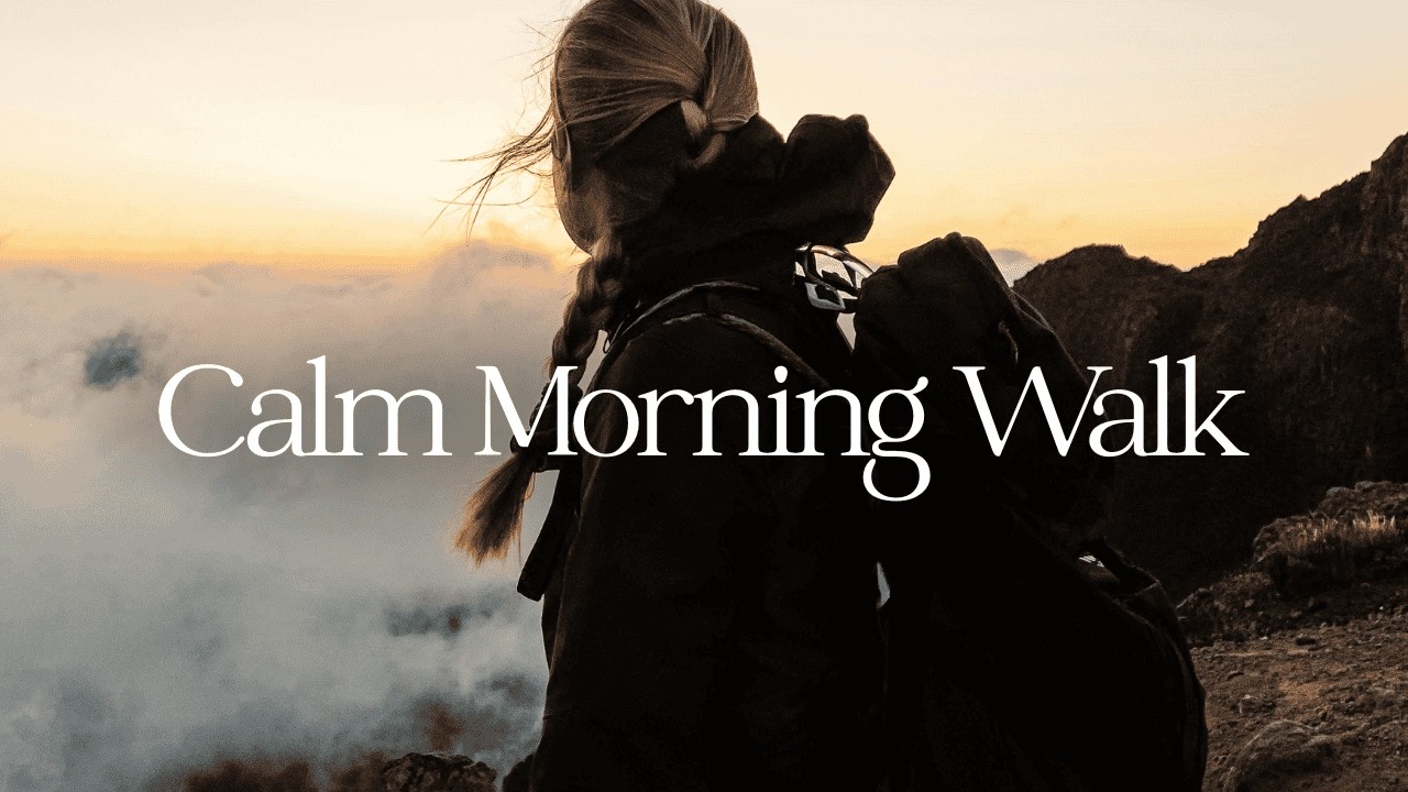 French Pyrenees Winter Walk 🌄 Sea of Clouds, Sunrise & Calm Music | 4K