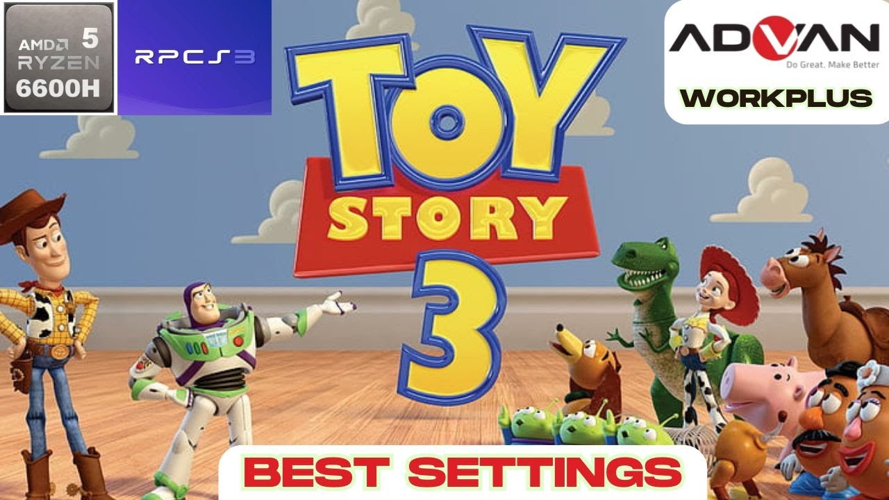 Toy Story 3 Rpcs3 -- Advan Workplus Ryzen 5 6600H Radeon 660m