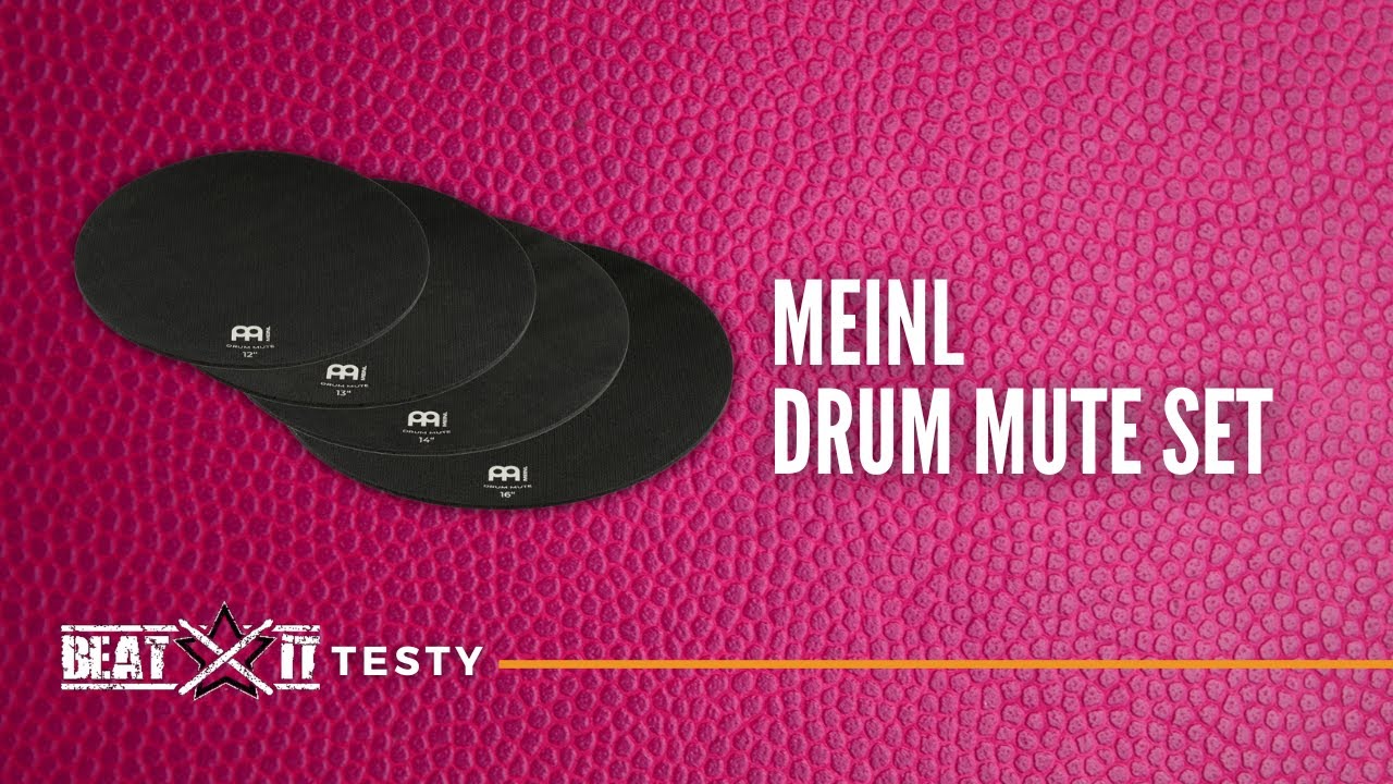 Ścisz swoją perkusję: Zestaw tłumik&oacute;w do perkusji Meinl Drum Mute Set | Test Beatit TV