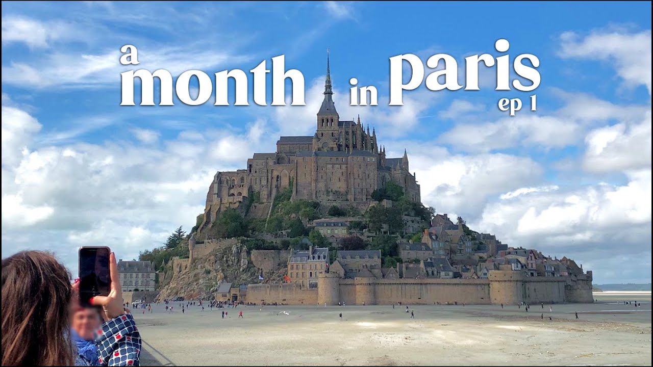 [vlog] 파리 브이로그 ep.1 🇫🇷 | 몽생미셸 일일투어 | 에트르타 | 옹플뢰르 | 한달 유럽여행 vlog | 파리 여행