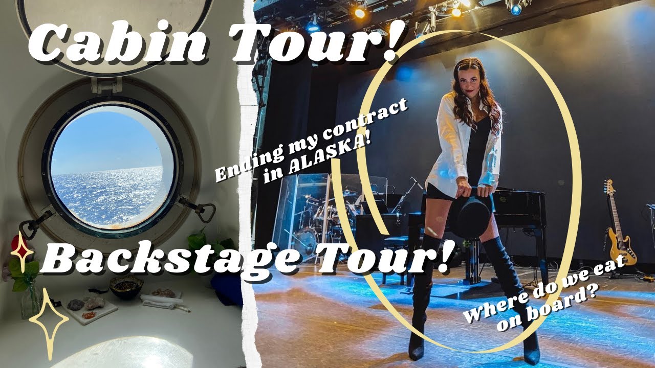 Cruise Ship CREW Cabin & Backstage Tour - Where we eat on board - Ending my contract in ALASKA!
