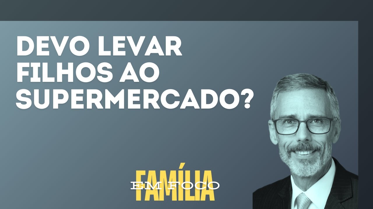 Devo levar filhos ao supermercado?