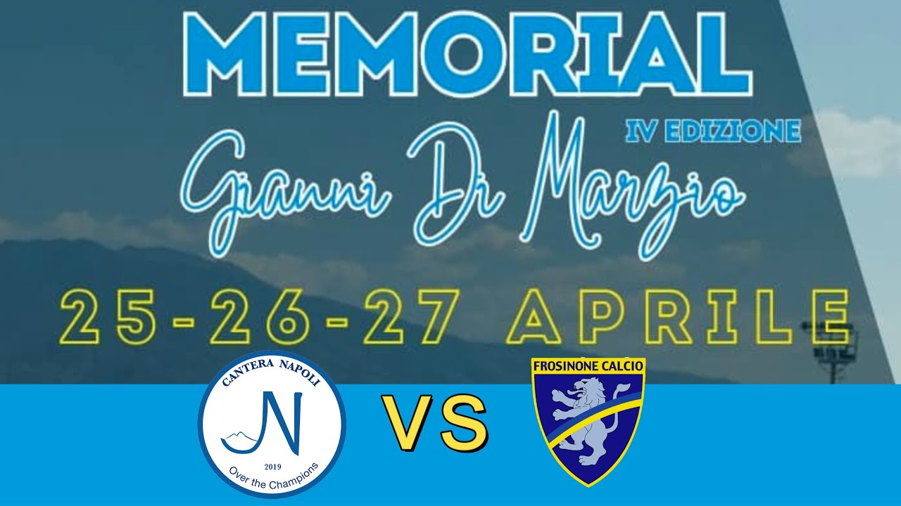 CANTERA NAPOLI U13 VS FROSINONE U12 MEMORIAL GIANNI DI MARZIO IV EDIZIONE
