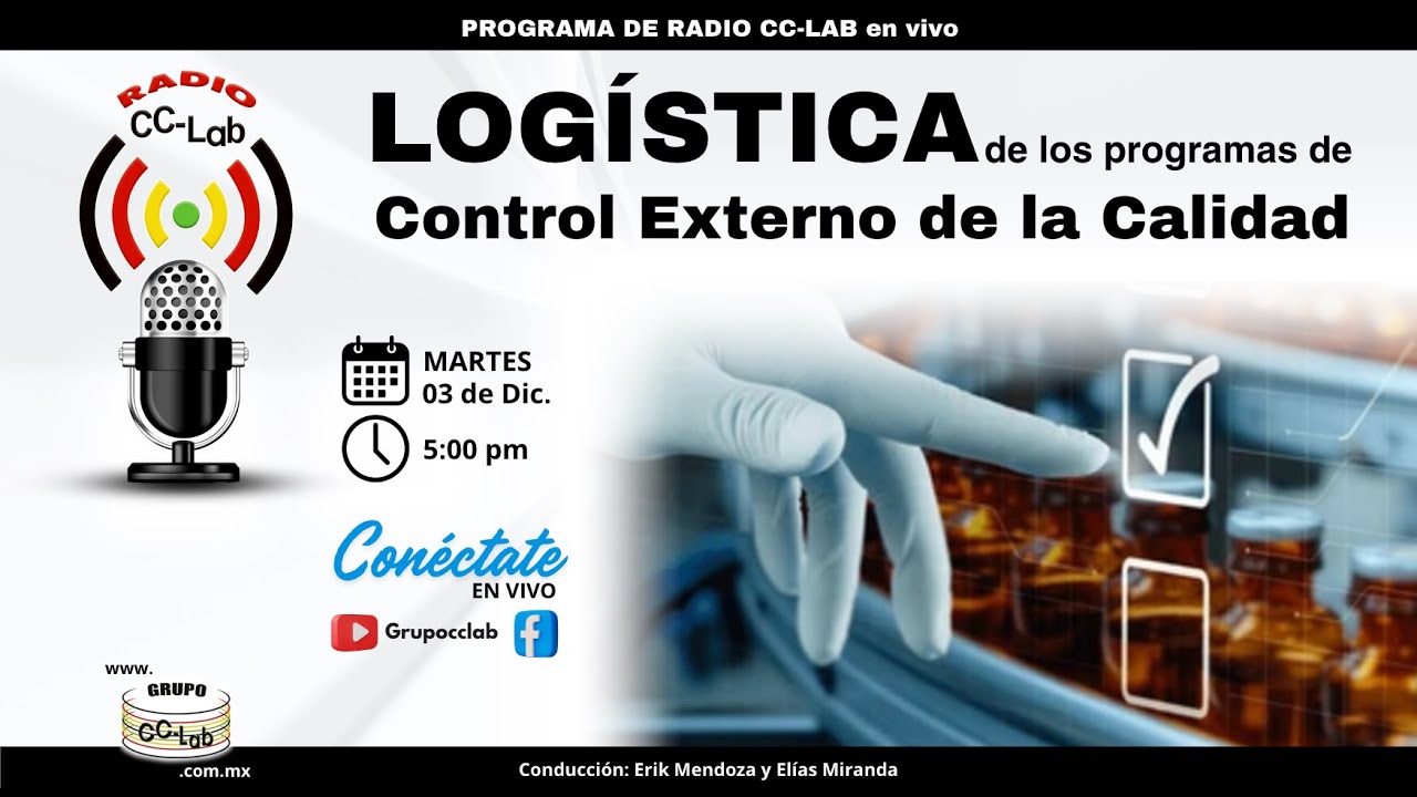 Logística de los programas de Control Externo de la Calidad