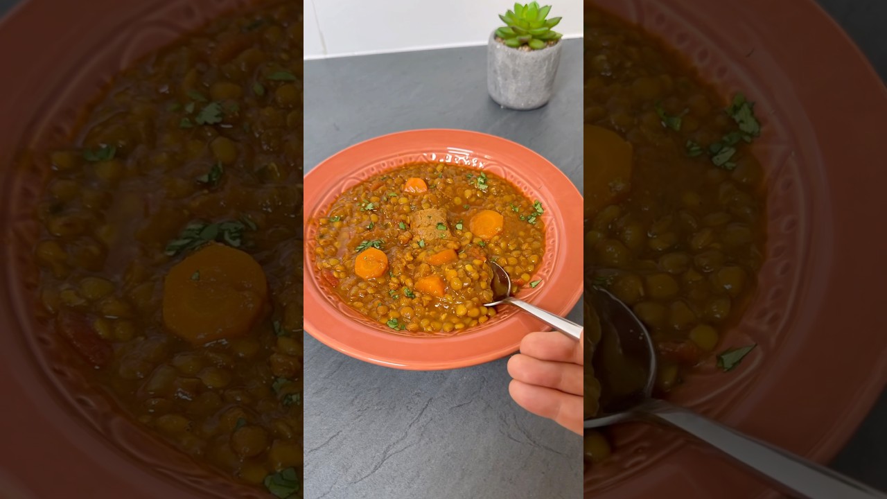 La recette de la soupe aux lentilles (la3dess) #recette #recettefacile #food #algerie #maroc