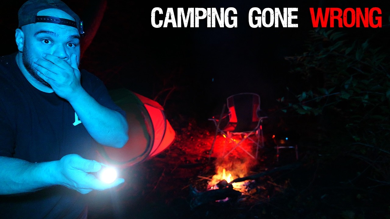 Night of Camping GONE WRONG - Something was OUTSIDE MY TENT!