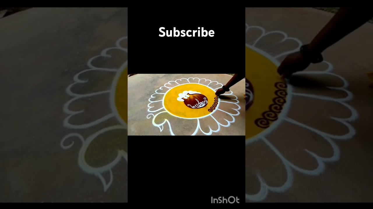 🎊Happy new year special rangoli kolam 2025 //🏵️ beautifull Pongal kolam // #tamil 🌺