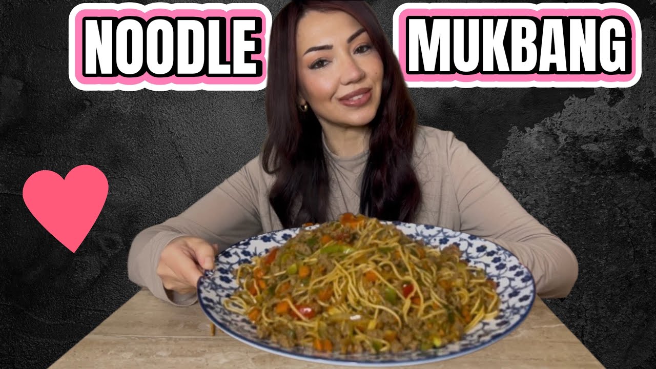 KOCAMAN TABAK NOODLE YEDIM! @Fundasiyahkaplan #asmr #mukbang 