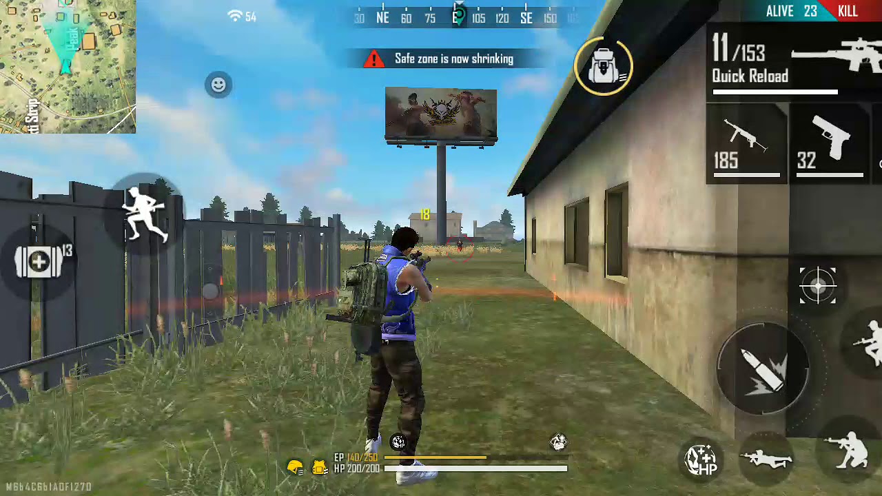 free fire solo varishish sod gem 15+kill