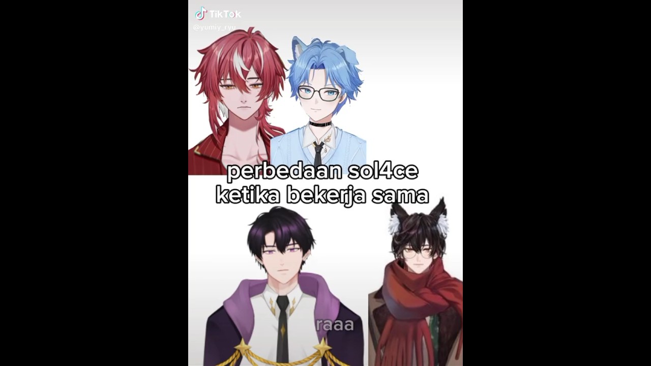 Sol4ce ketika bekerja sama🙃|| cr : yumiy_ryu || #sol4ce #vtuber #vtuberindonesia