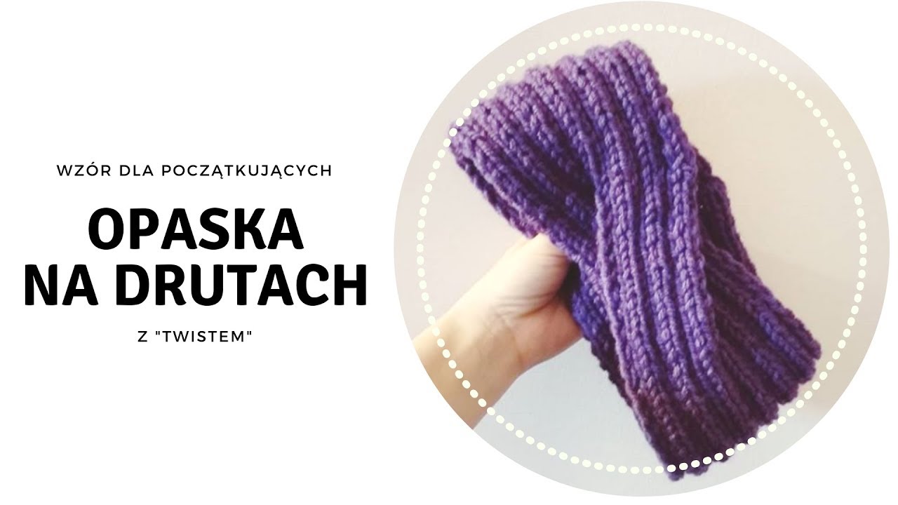 Opaska na drutach z twistem! Tutorial dla początkujących ❤️