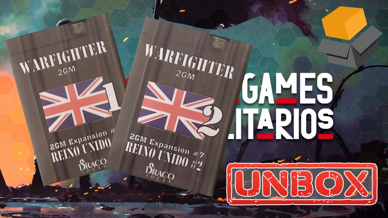 Warfighter Reino Unido 1 y 2. Unboxing. Draco Ideas.