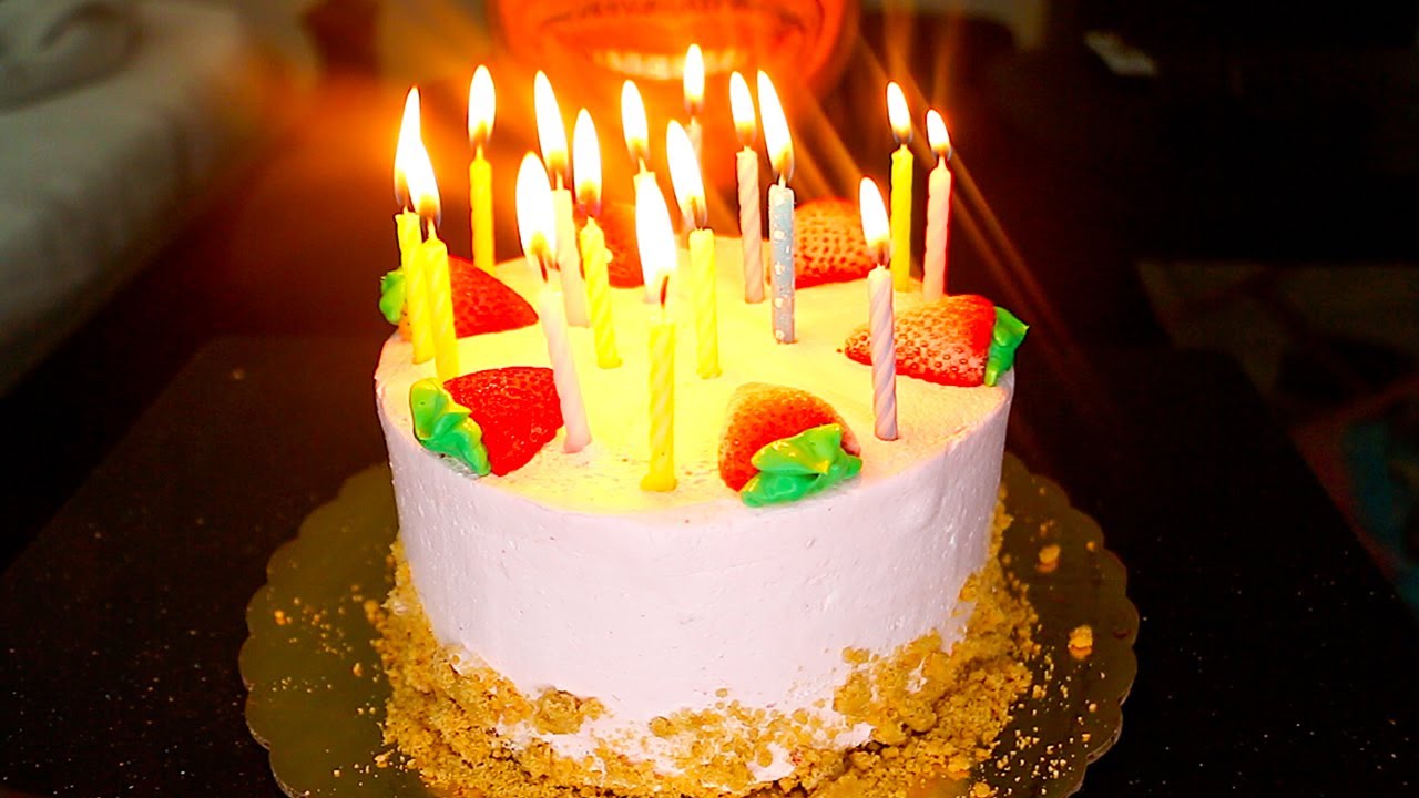 HAPPY BIRTHDAY CAKE ASMR EATING COLD STONE CREAMERY ICE CREAM CAKE NO TALKING
