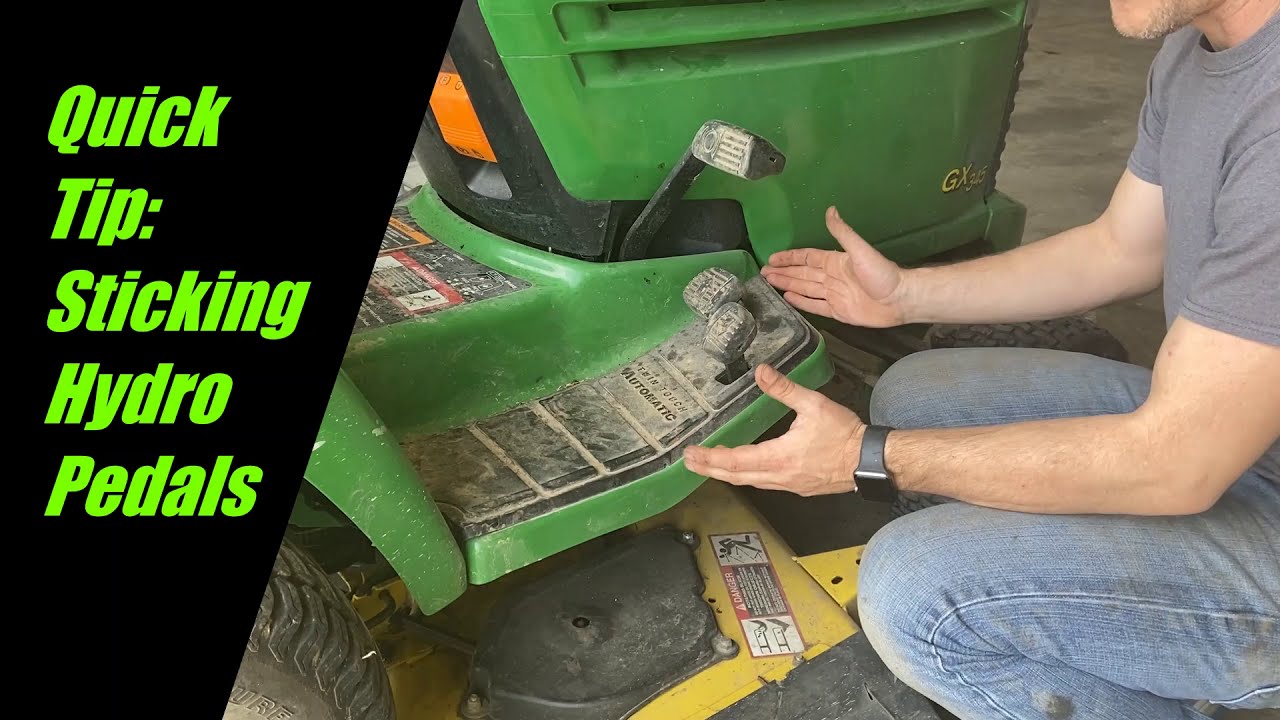 Quick Tip: Sticking Hydro Pedals