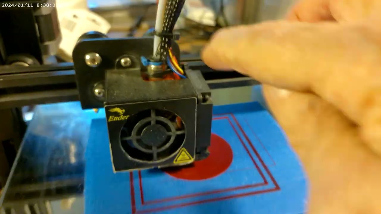 ENDER 3 Printer. Binding Spool.