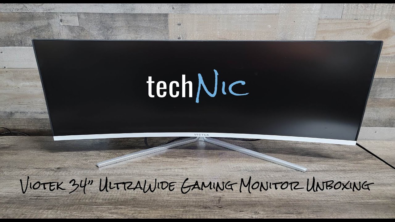 Viotek 34 Inch Gaming Monitor Unboxing